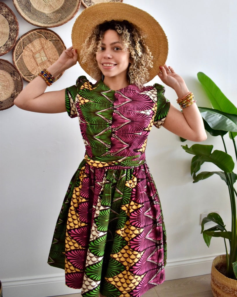 Ankara Mini Dress