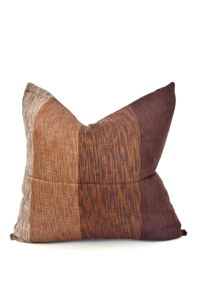 Moroccan Wool Cushion — Handwoven Berber Geometric