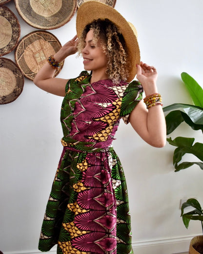 Ankara Mini Dress