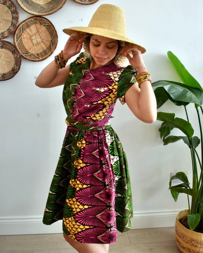 Ankara Mini Dress
